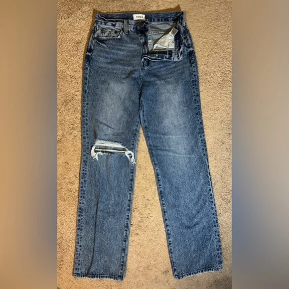 Pistola Cassie Jean Light Wash Super High Rise Straight Leg REVOLVE - Picture 4 of 7